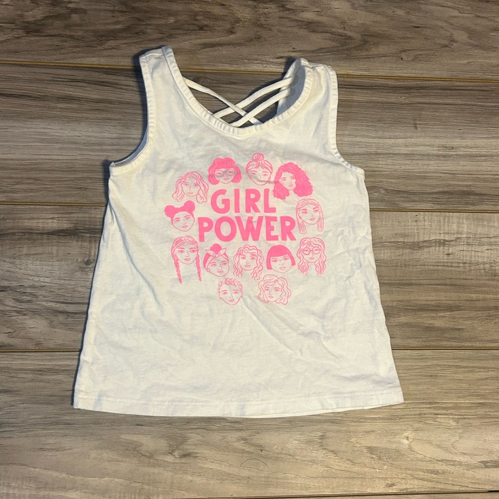 Girl power tank top